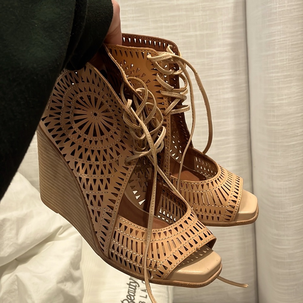 Jeffery Campbell Lace Up Platform Sandals